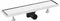 vidaXL - Doucheafvoer - met - 2-in-1 - deksel - 53x14 - cm - roestvrij - staal