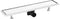 vidaXL - Doucheafvoer - met - 2-in-1 - deksel - 63x14 - cm - roestvrij - staal