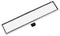 vidaXL - Doucheafvoer - met - 2-in-1 - deksel - 63x14 - cm - roestvrij - staal