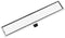 vidaXL - Doucheafvoer - met - 2-in-1 - deksel - 73x14 - cm - roestvrij - staal