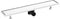vidaXL - Doucheafvoer - met - 2-in-1 - deksel - 73x14 - cm - roestvrij - staal