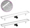 vidaXL - Doucheafvoer - met - 2-in-1 - deksel - 83x14 - cm - roestvrij - staal