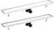 vidaXL - Doucheafvoer - met - 2-in-1 - deksel - 83x14 - cm - roestvrij - staal