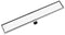 vidaXL - Doucheafvoer - met - 2-in-1 - deksel - 83x14 - cm - roestvrij - staal