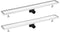 vidaXL - Doucheafvoer - met - 2-in-1 - deksel - 93x14 - cm - roestvrij - staal