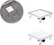 vidaXL - Doucheafvoer - met - 2-in-1 - deksels - 28x28 - cm - roestvrij - staal