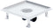 vidaXL - Doucheafvoer - met - 2-in-1 - deksels - 28x28 - cm - roestvrij - staal