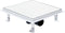 vidaXL - Doucheafvoer - met - 2-in-1 - deksels - 28x28 - cm - roestvrij - staal