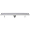 vidaXL - Doucheafvoer - rechthoekig - 830 - x - 140 - mm - RVS