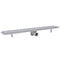 vidaXL - Doucheafvoer - rechthoekig - 830 - x - 140 - mm - RVS