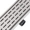 vidaXL - Doucheafvoer - rechthoekig - 830 - x - 140 - mm - RVS