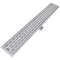 vidaXL - Doucheafvoer - rechthoekig - 930 - x - 140 - mm - roestvrij - staal