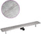 vidaXL - Doucheafvoer - rechthoekig - 930 - x - 140 - mm - roestvrij - staal