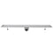 vidaXL - Doucheafvoer - rechthoekig - 930x140 - mm - roestvrij - staal
