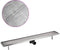 vidaXL - Doucheafvoer - rechthoekig - 930x140 - mm - roestvrij - staal