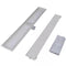 vidaXL - Doucheafvoer - rechthoekig - 930x140 - mm - roestvrij - staal