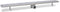 vidaXL - Doucheafvoer - rechthoekig - bubbel - 1030x140 - mm - roestvrij - staal
