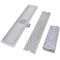 vidaXL - Doucheafvoer - rechthoekig - bubbel - 630x140 - mm - roestvrij - staal