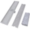 vidaXL - Doucheafvoer - rechthoekig - bubbel - 730x140 - mm - roestvrij - staal