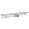 vidaXL - Doucheafvoer - rechthoekig - bubbel - 730x140 - mm - roestvrij - staal