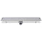 vidaXL - Doucheafvoer - rechthoekig - bubbel - 730x140 - mm - roestvrij - staal