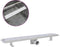 vidaXL - Doucheafvoer - rechthoekig - bubbel - 730x140 - mm - roestvrij - staal