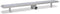 vidaXL - Doucheafvoer - rechthoekig - bubbel - 930x140 - mm - roestvrij - staal