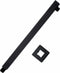 vidaXL - Douchearm - vierkant - 40 - cm - roestvrij - staal - 201 - zwart