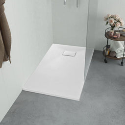 vidaXL - Douchebak - 120x70 - cm - SMC - wit