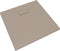 vidaXL - Douchebak - 80x80 - cm - SMC - bruin