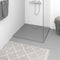 vidaXL - Douchebak - 80x80 - cm - SMC - grijs