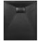 vidaXL - Douchebak - 90x70 - cm - SMC - zwart