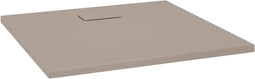 vidaXL - Douchebak - 90x80 - cm - SMC - bruin
