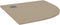 vidaXL - Douchebak - 90x90 - cm - SMC - bruin