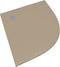 vidaXL - Douchebak - 90x90 - cm - SMC - bruin