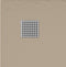 vidaXL - Douchebak - 90x90 - cm - SMC - bruin
