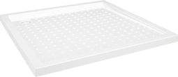 vidaXL - Douchebak - met - noppen - 80x80x4 - cm - ABS - wit