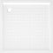 vidaXL - Douchebak - met - noppen - 90x90x4 - cm - ABS - wit