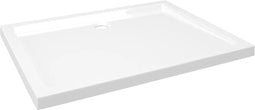 vidaXL - Douchebak - rechthoekig - 80x100 - cm - ABS