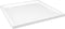 vidaXL - Douchebak - vierkant - 80x80 - cm - ABS - wit