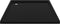 vidaXL - Douchebak - vierkant - 80x80 - cm - ABS - zwart