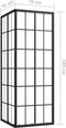 vidaXL - Douchecabine - 70x70x180 - cm - ESG
