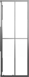 vidaXL - Douchecabine - 70x70x180 - cm - halfmat - ESG - zwart