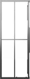 vidaXL - Douchecabine - 70x70x180 - cm - halfmat - ESG - zwart