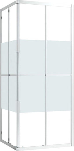 vidaXL - Douchecabine - 80x70x180 - cm - ESG