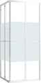 vidaXL - Douchecabine - 80x70x180 - cm - ESG