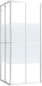 vidaXL - Douchecabine - 80x70x180 - cm - ESG