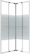 vidaXL - Douchecabine - 80x70x180 - cm - ESG
