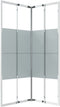 vidaXL - Douchecabine - 80x70x180 - cm - ESG
