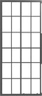 vidaXL - Douchecabine - 80x70x180 - cm - mat - ESG - zwart
